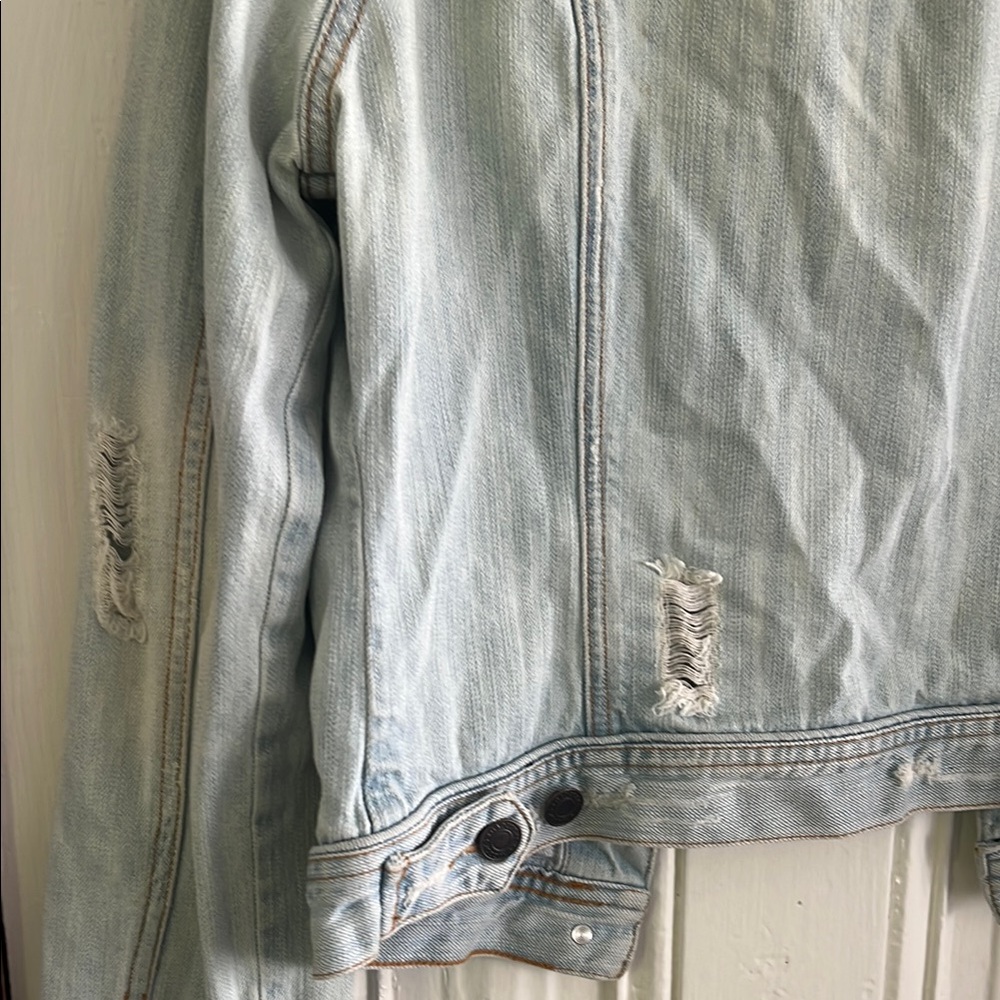 Distressed Denim Jacket - Picture 7 of 8